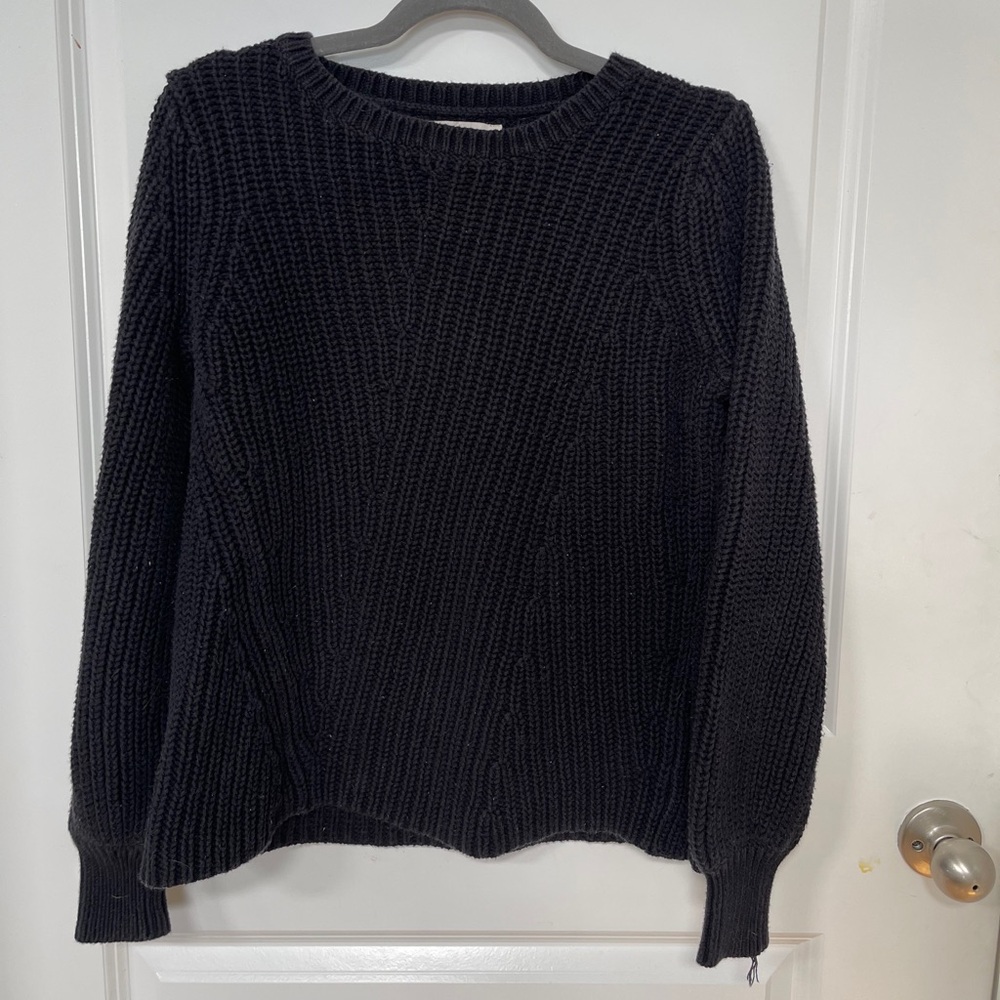 Black loft sweater